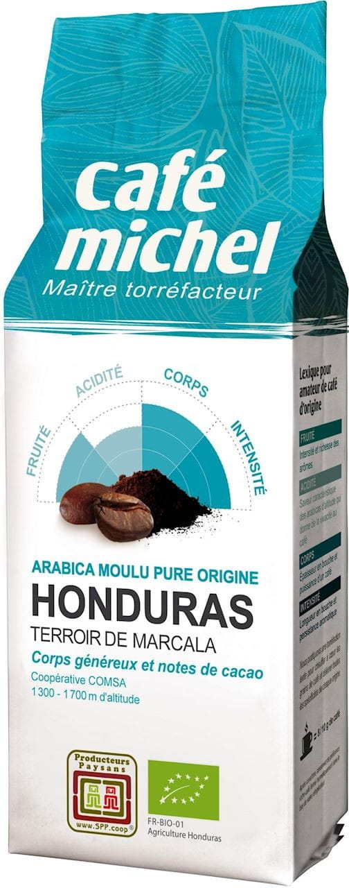 Mletá káva Arabica Honduras Fairtrade BIO 250 g - CAFE MICHEL