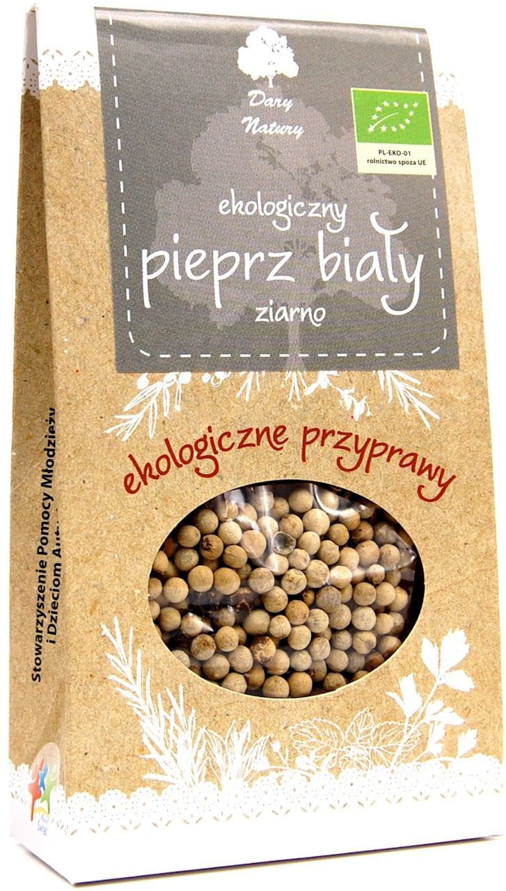 Bílé pepřové zrno BIO 30 g - DARY PŘÍRODY