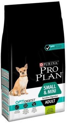 PRO PLAN SMALL & MINI ADULT Sensitive Digestion OPTI Digest Lamm 3kg + KOSTENLOSER Dental Pro Riegel ALLE GRÖSSEN ERWACHSENER - PURINA