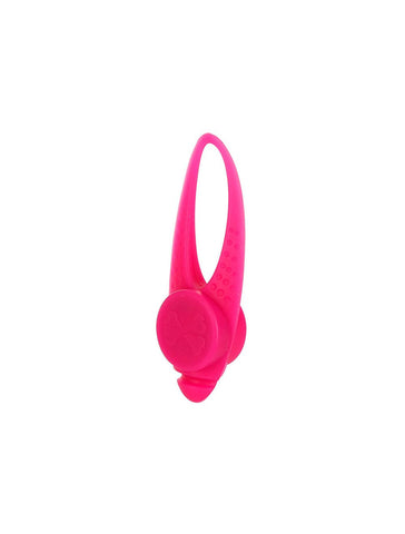 Silikon-Sicherheitsreflektor für LED-Leine oder Geschirr, Rosa 8 cm [80261] - KERBL