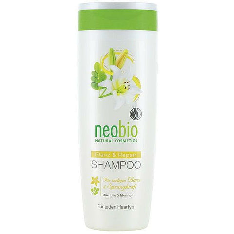 Shampoo für geschädigtes Haar mit EKO-Lilien- und Moringa-Extrakten 250 ml - NEOBIO