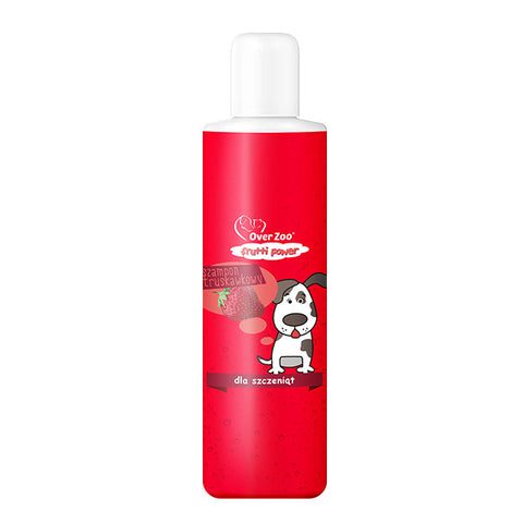 Erdbeershampoo für Welpen 200ml - OVERZOO