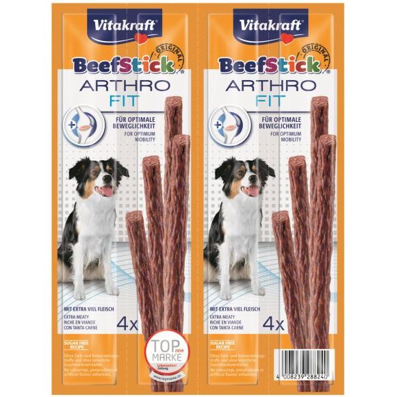 BEEF STICK Arthrofit Rinderleckerli für Hunde 4 St - VITAKRAFT