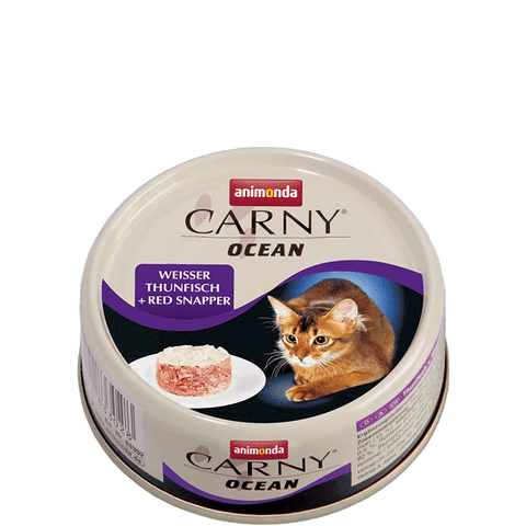 Carny Ocean Dose mit weißem Thunfisch und Red Snapper 80g - ANIMONDA