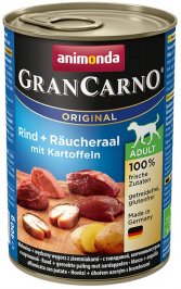 GranCarno Orginal Adult Dosenrind und Aal mit Kartoffeln 400g - ANIMONDA