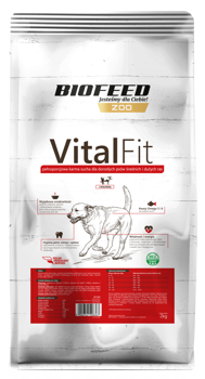 VITALFIT für ausgewachsene Hunde großer Rassen mit Rindfleisch 2kg - BIOFEED