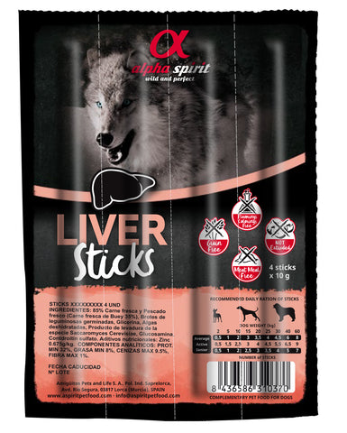 4er Pack Lebersticks [D36 015] 4x10g - ALPHA SPIRIT