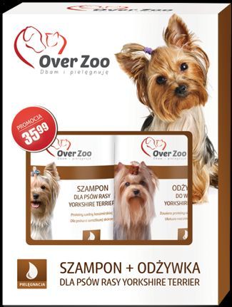 Duopack für Yorkshire Terrier, Shampoo 250 ml + Conditioner 240 ml - OVERZOO