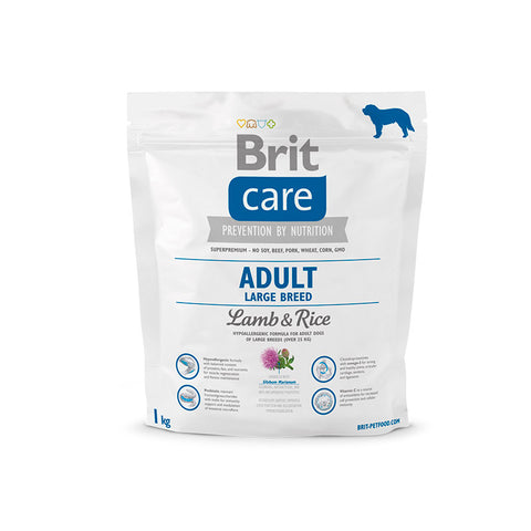 CARE ADULT LARGE BREED LAMM & REIS 1kg - BRIT