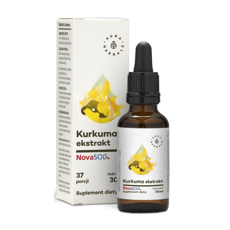 Kurkuma-Extract Novasol 37 Porties 30 ml AURA HERBALS
