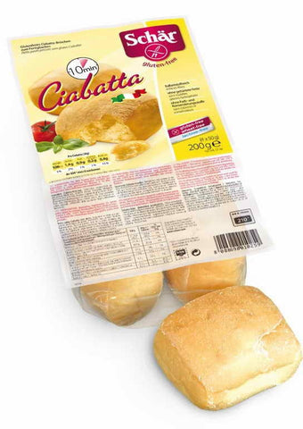 Glutenfreie Ciabatta-Backbrötchen 200 g SCHÄR