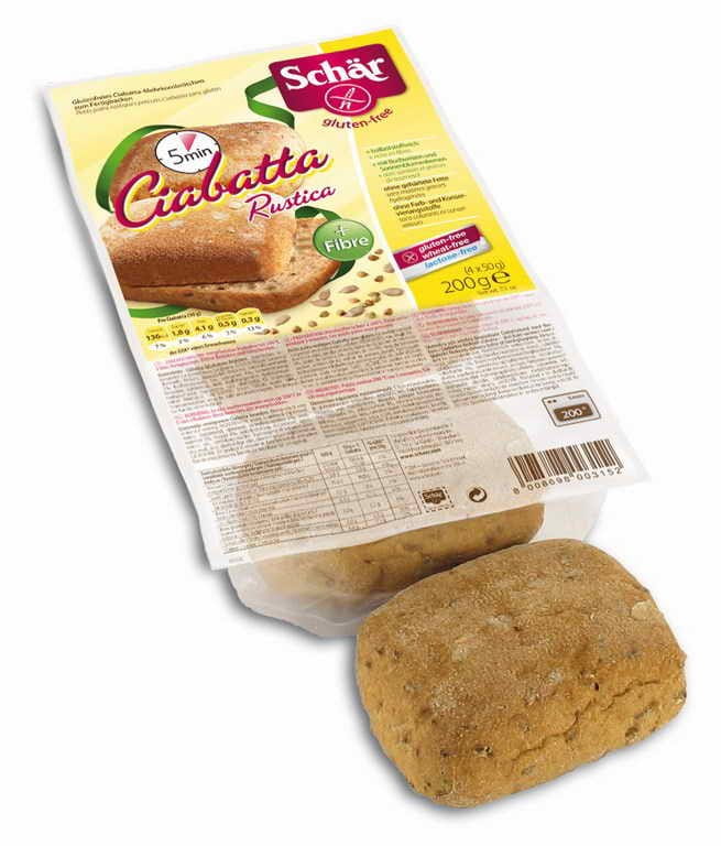 Ciabatta rustica Mehrkornbrötchen 200 g Gluten