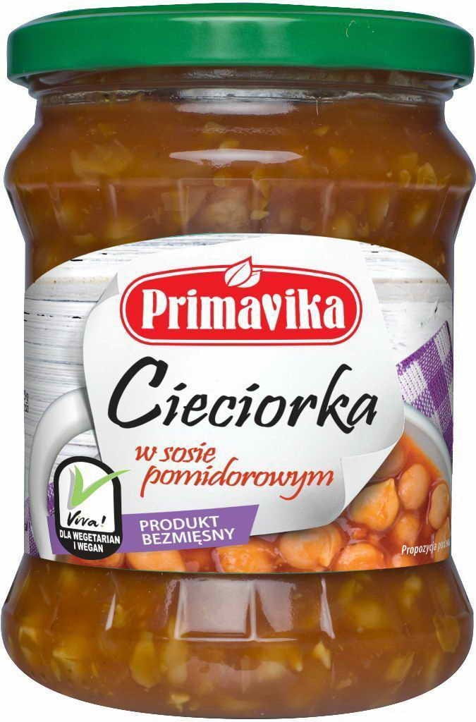 Kichererbsen in Tomatensauce 440 g PRIMAVIKA