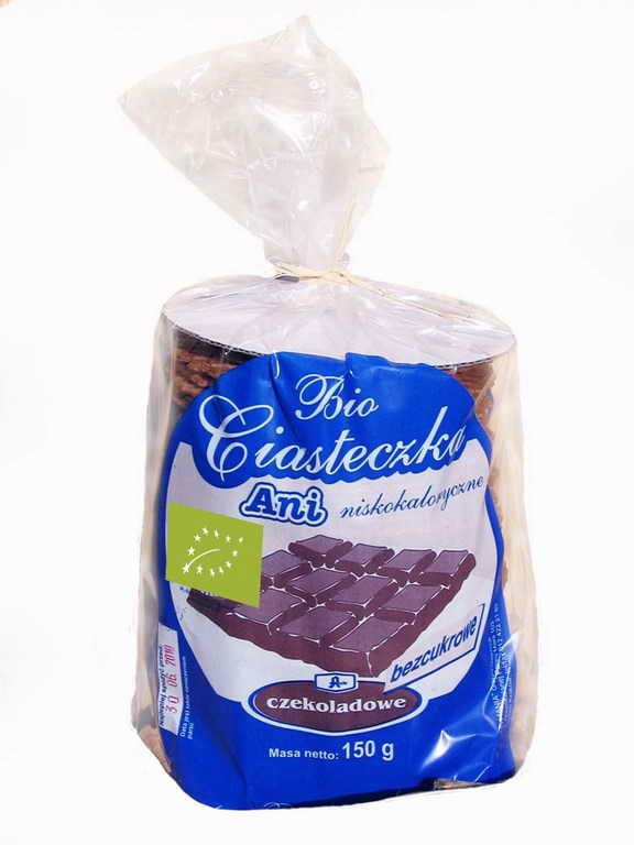 Biscuits au chocolat sans sucre BIO 150 g ANIA BIO 