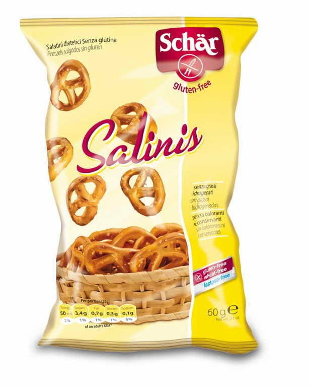 Salinis glutenfreie Brezeln 60 g SCHÄR