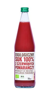 Roter Orangensaft 100% BIO 750 ml EKOWITAL