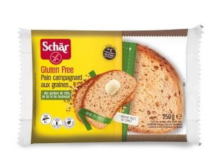 Pain campagnard aux graines glutenfreies Mehrkornbrot 250 g SCHÄR