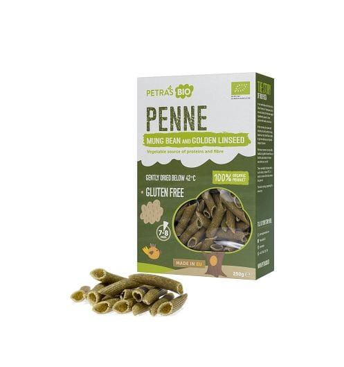 Mungbönspenne med gyllen lin glutenfri råa BIO 250 g PETRAS BIO