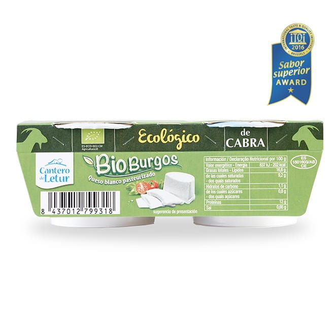 Hvid gedost bioburgos BIO 2x100 g CANTERO DE LETU