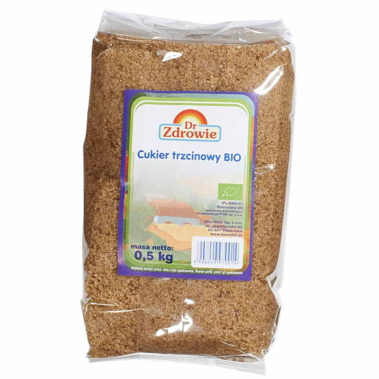 BIO-Rårsocker 500 g DR HEALTH