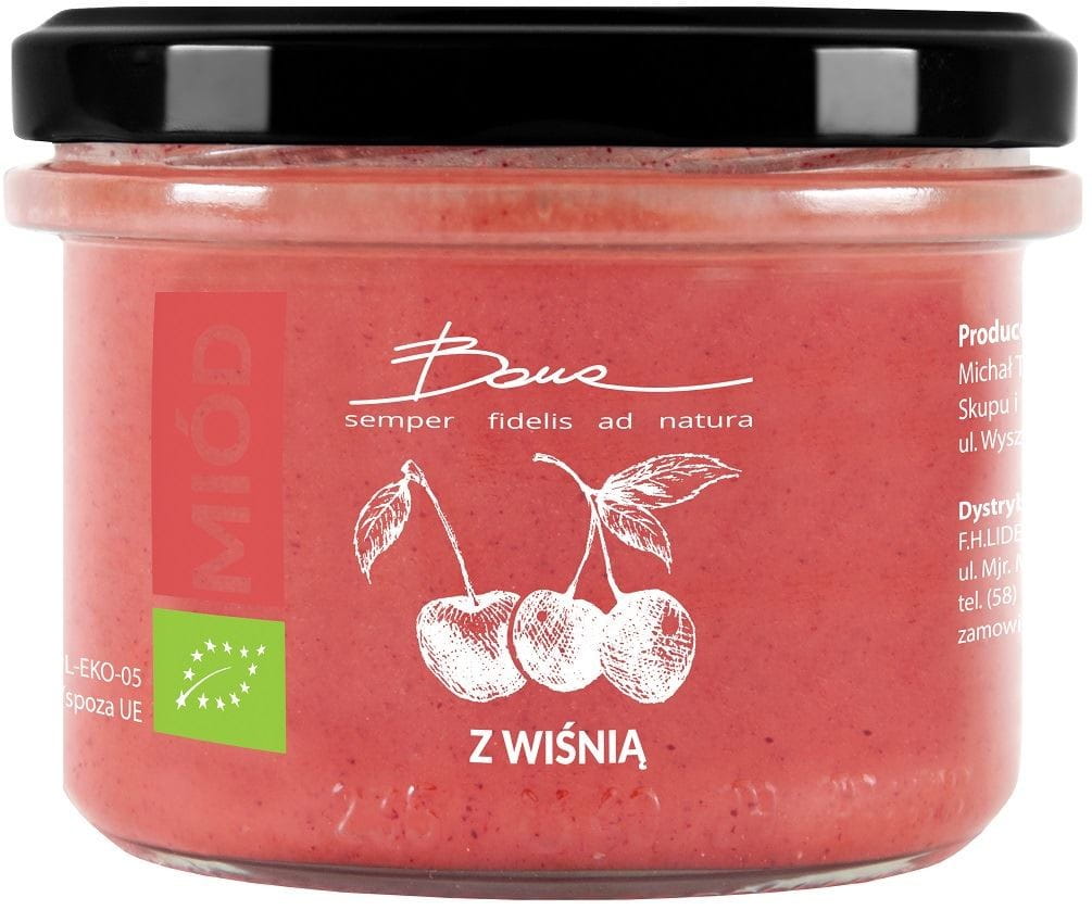Mångblomshonung med körsbär EKO 250 g - BONA