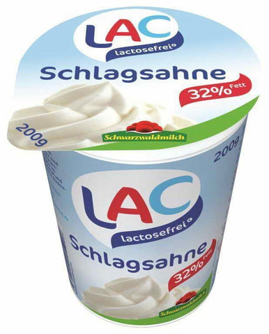 Sahne 32% laktosefrei 200 g SCHWARZWALDMILCH