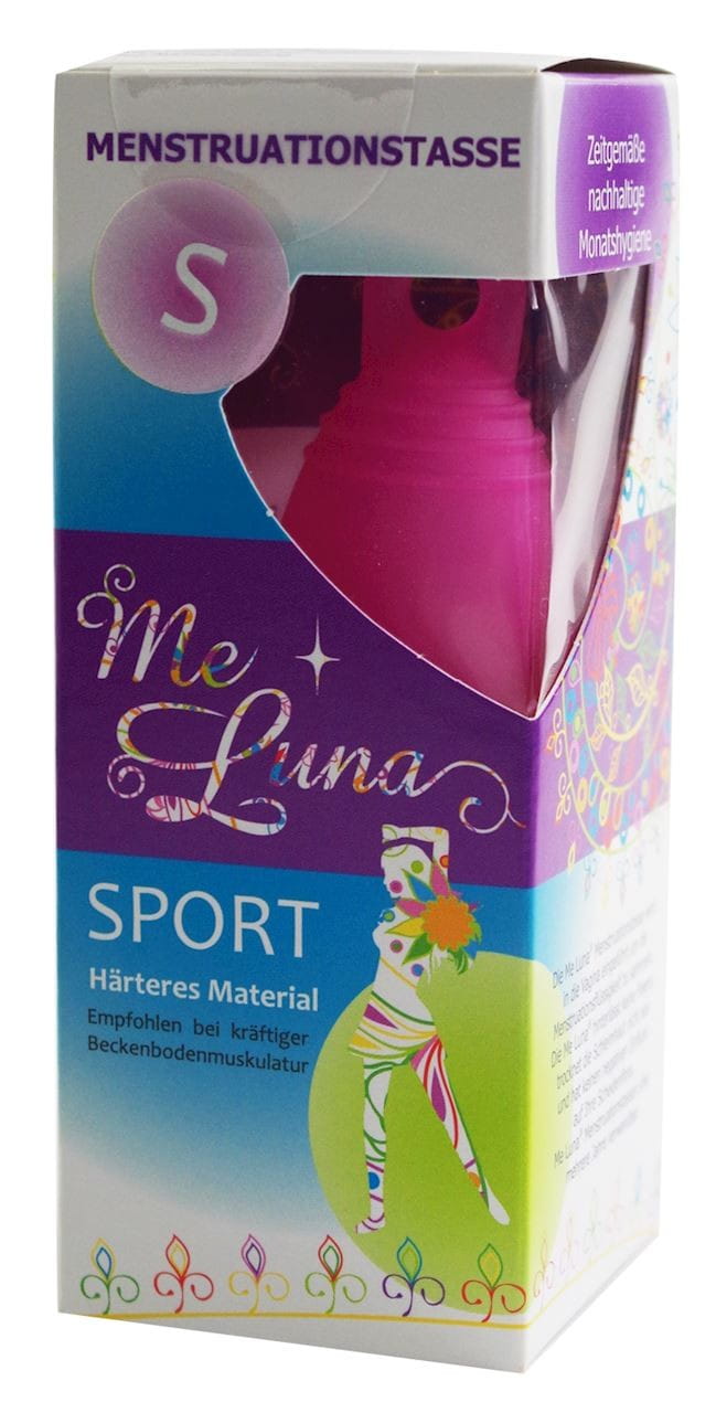Pink sports menstrual cup size S - ME LUNA