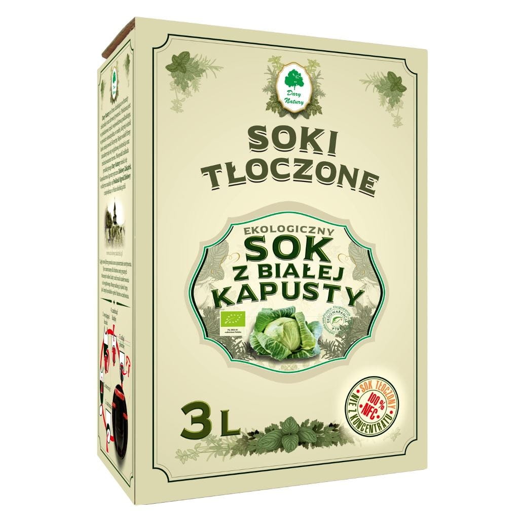 Bílý zelný šťáva BIO 3 L - DARY PŘÍRODY