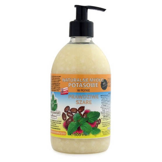 Vera sapone grigio di potassio ipoallergenico con olio di ricino e olio di melissa in liquido 500ml SOAPHOUSE RETURN TO NATURE