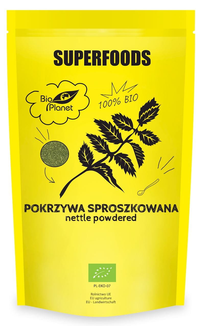 Organic nettle powder 100 g - BIO PLANET