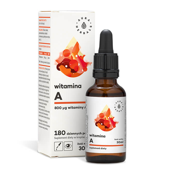 Vitamin A 180 portioner à 30 ml AURA HERBALS