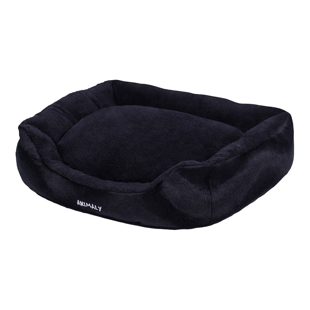 Hundebett FLUFFY Schwarz [BF00000609] - MYANIMALY