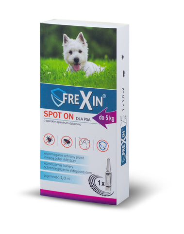 Tropfen gegen Ektoparasiten für Hunde 1ml [24392] - FREXIN