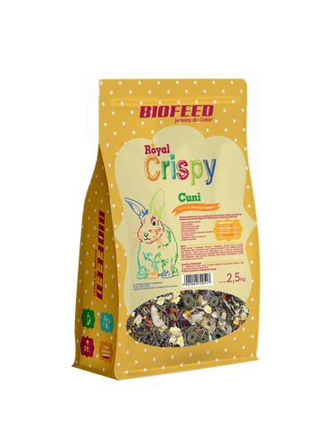 Royal Crispy Cuni 2,5kg - für Kaninchen - BIOFEED