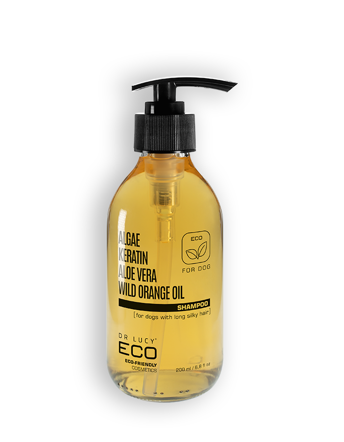 ECO Shampoo für Hunde mit langem und fließendem Haar 200 ml - DR LUCY