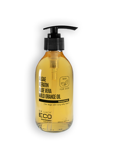 ECO Shampoo für Hunde mit langem und fließendem Haar 200 ml - DR LUCY