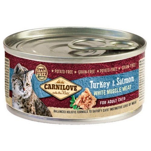 CAT ADULT TRUTHAHN&LACHS 100g - CARNILOVE