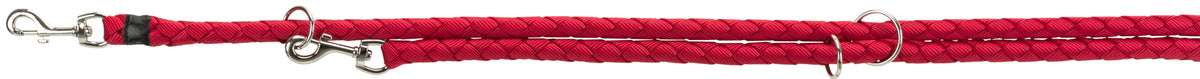 Verstellbare Leine Cavo, S-M: 2,00 m/o 12,00 mm, rot [TX-143503] - TRIXIE