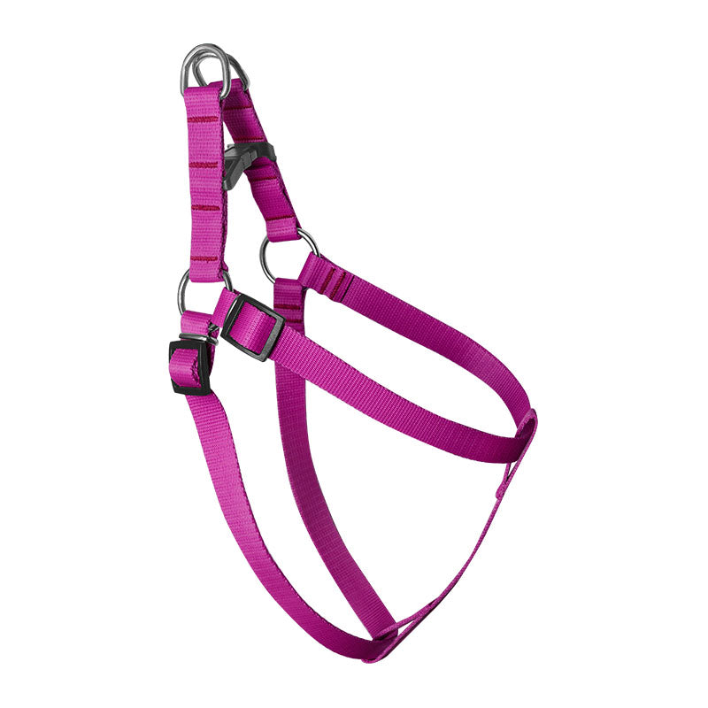 Verstellbare Hosenträger, glatt, 1 Umfang 40 cm - fuchsia - CHABA