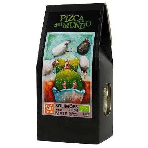 Yerba Mate Solimoes čerstvá máta BIO 100 g - PIZCA DEL MUNDO