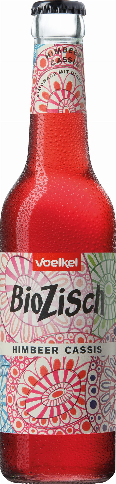 Sprudelgetränk Himbeere schwarze Johannisbeere biozisch BIO 330 ml VOELKEL