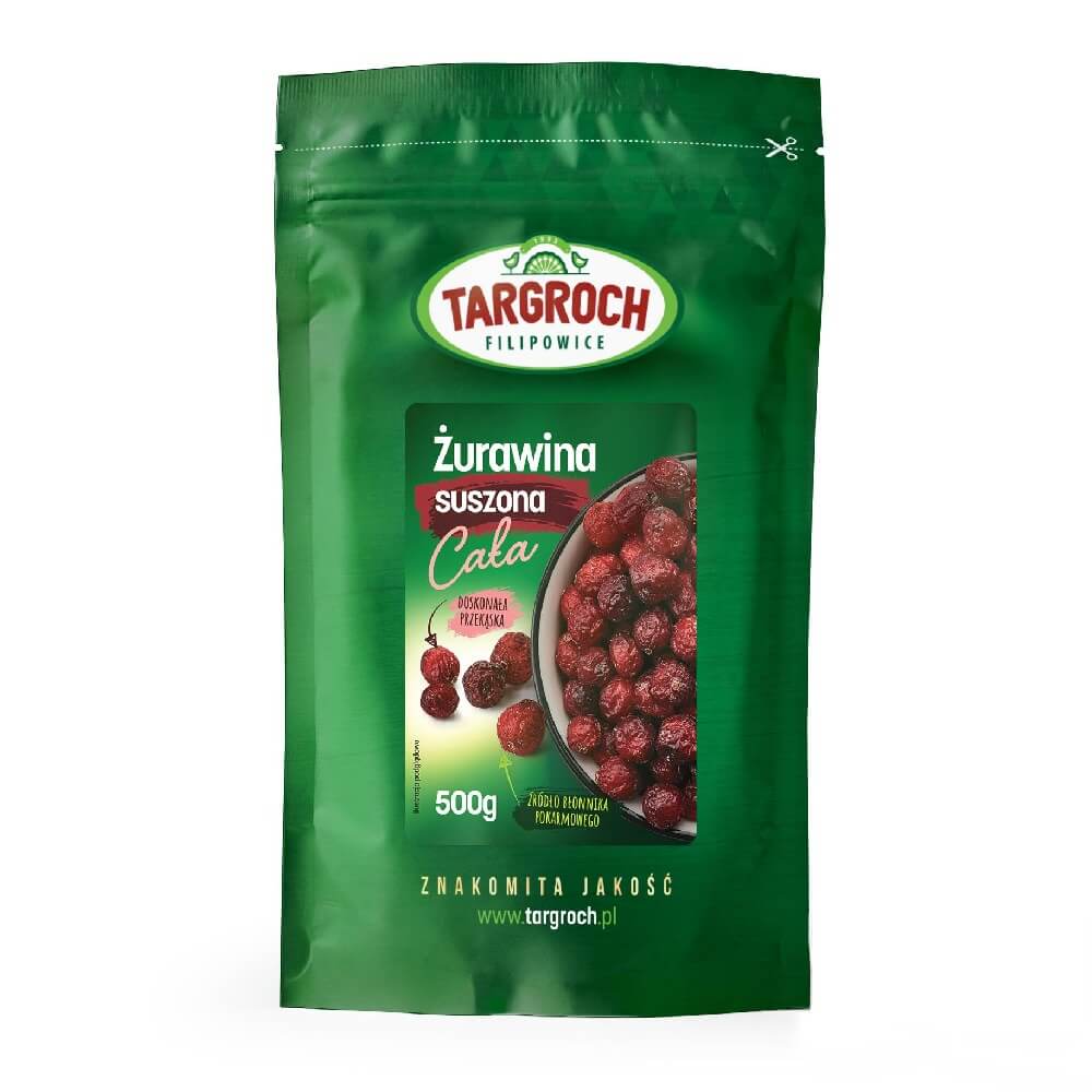 Ganze getrocknete Preiselbeeren 500g TARGROCH