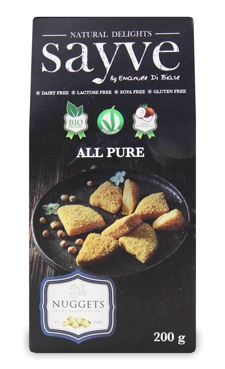Crocchette di ceci vegane senza lattosio senza glutine BIO 200 g - SAYVE