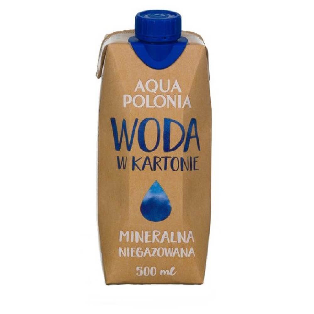 Agua mineral sin gas en cartón de 500 ml - AQUA POLONIA