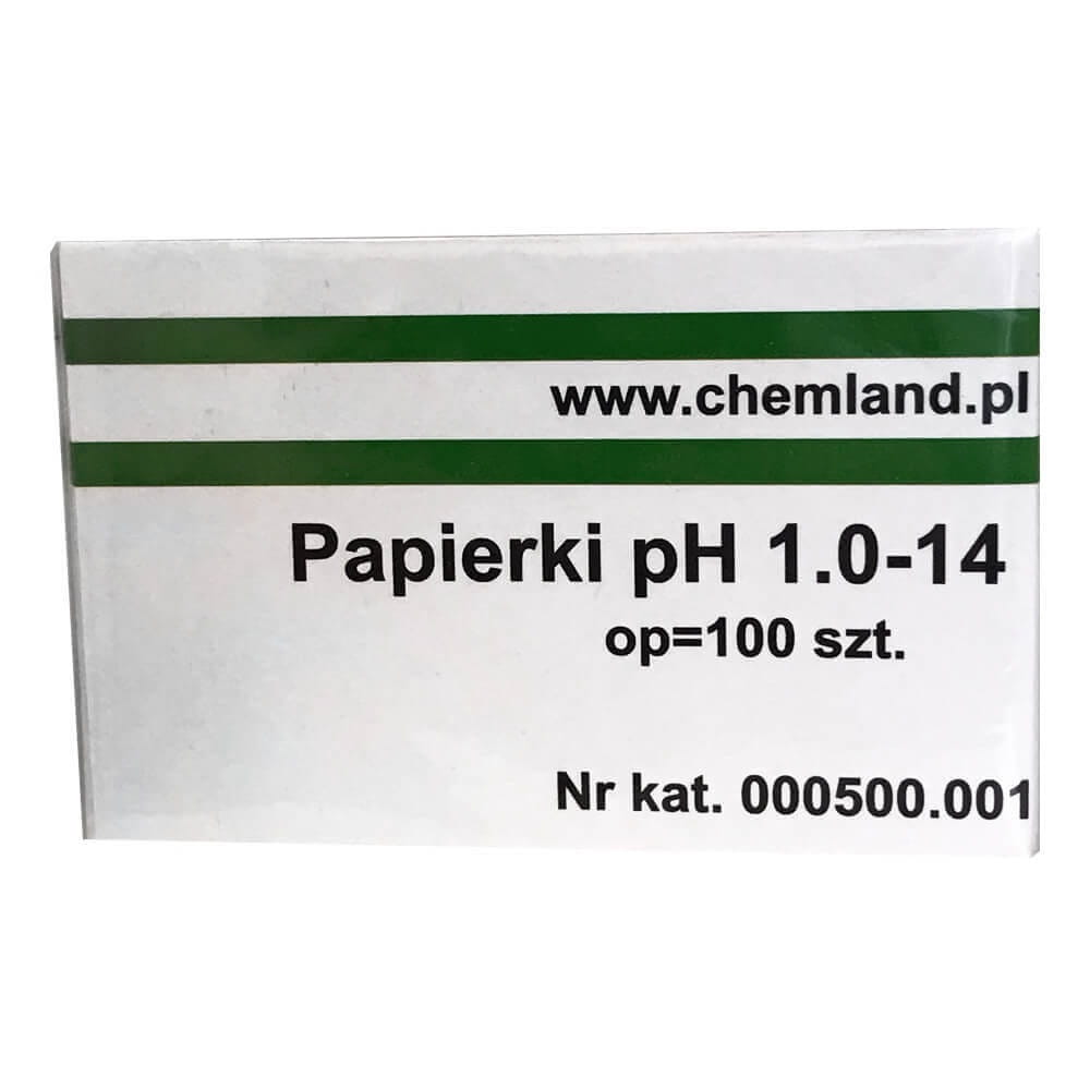 Kertas Litmus PH 1 - 14 Heft Pembungkusan Kertas 100 Keping CHEMLAND