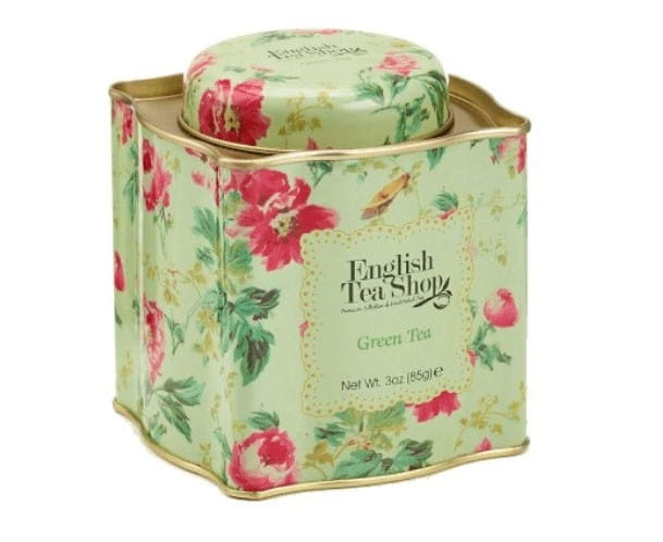 Zelený čaj, plněný v dekorativní plechovce BIO 85 g ENGLISH TEA SHOP