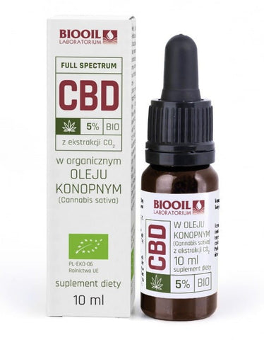 Hanföl CBD 5% BIO 10 ml - BIOÖL