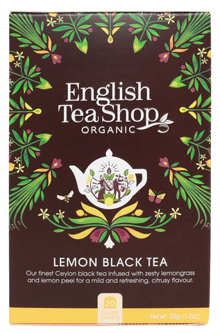 Schwarzer Tee mit Zitronengras (20x1,75) BIO 35 g ENGLISH TEA SHOP