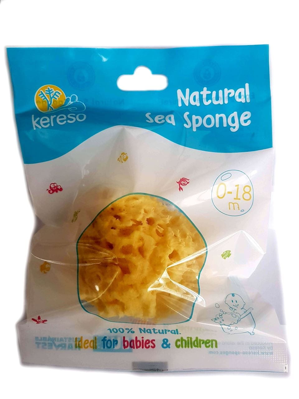 Přírodní mořská houba pro miminka a děti 0 - 18 M - KERESO