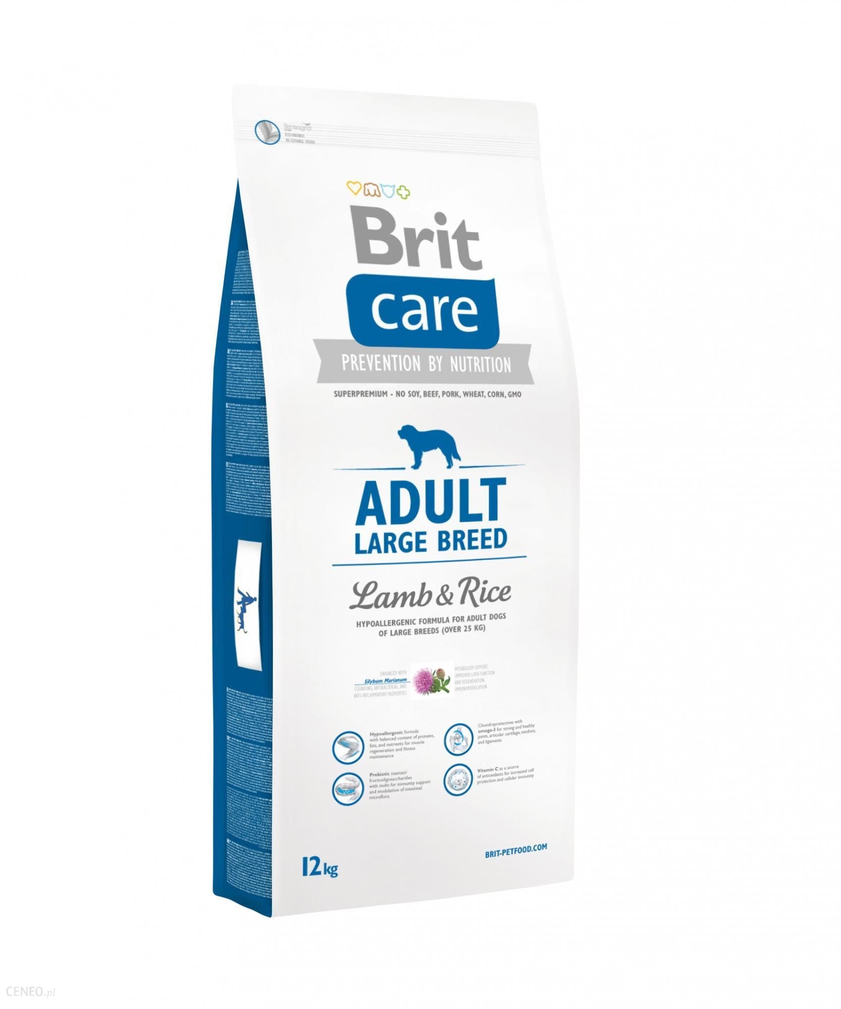 CARE ADULT LARGE BREED LAMM & REIS 12kg - BRIT